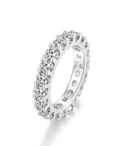 Casablanca Sterling Silver Eternity Ring