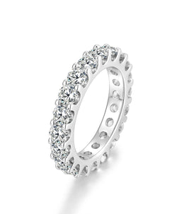 Casablanca Sterling Silver Eternity Ring