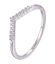 Casablanca Sterling Silver & CZ Wish Ring