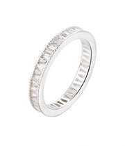 Casablanca Sterling Silver Eternity Ring