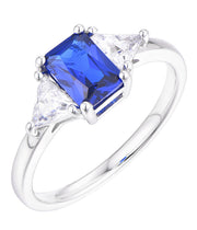 Casablanca Sapphire & CZ Ring