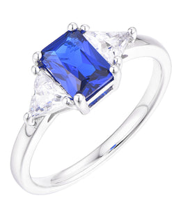 Casablanca Sapphire & CZ Ring