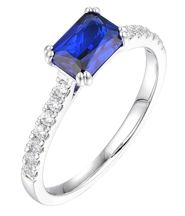 Casablanca Sterling Silver & Sapphire Ring