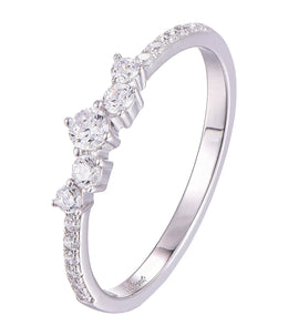 Casablanca Sterling Silver CZ Fancy Ring