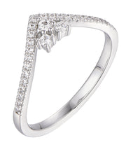 Casablanca Sterling Silver CZ Wish Ring