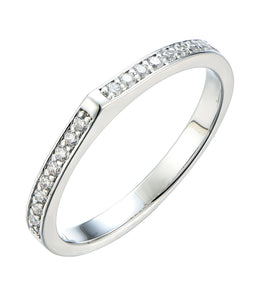 Casablanca Sterling Silver & CZ Fancy Ring