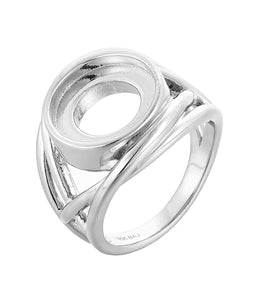 Casablanca Pop Weave Sterling Silver Ring