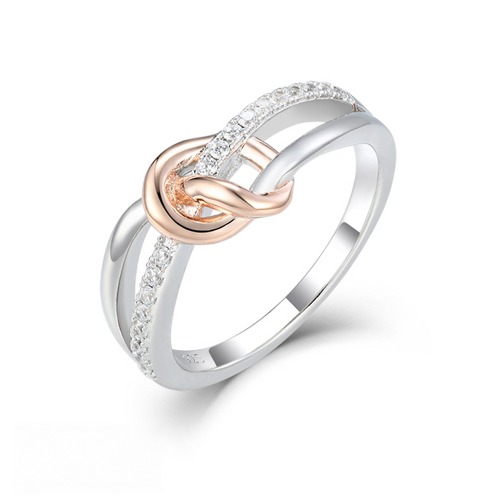 Casablanca Two-Tone Knot Ring