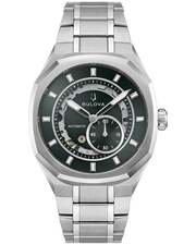 Bulova Men's Surveyor Marc Anthony Automatic 40.5mm Stainless Steel Green Dial Watch