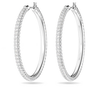 Swarovski Stone Hoop Earrings: Large
