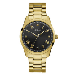 GUESS Mens 42 Gold-Tone Analog Dress Watch - U1194G3