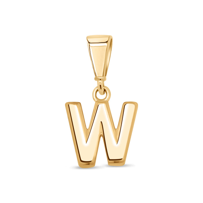 10KT Yellow Gold Initial Letter Pendant