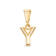 10KT Yellow Gold Initial Letter Pendant