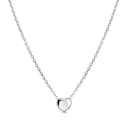 Italgem Veloria Mini Stainless Steel Puff Heart 14+2