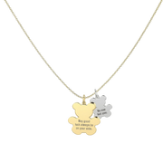Teddy Bear Family Necklace SN033G