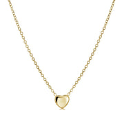 Italgem Veloria Mini Yellow Gold Plated Stainless Steel Puff Heart 14+2