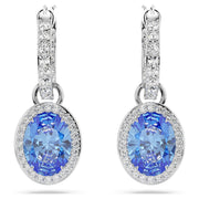 Swarovski Constella Oval Blue Drop Earrings