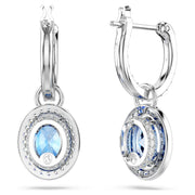 Swarovski Constella Oval Blue Drop Earrings