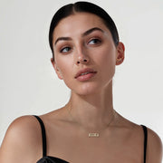 Yellow Gold Plated Silver Signature Name Necklace AW24N002GD