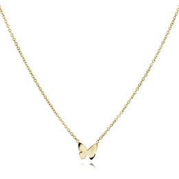 Italgem Veloria Mini Yellow Gold Plated Stainless Steel Tiny Butterfly 14+2