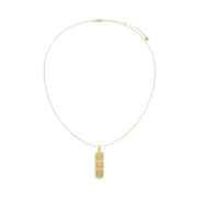 Yellow Gold Plated Elements Necklace SS25N003G