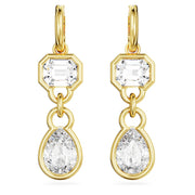 Swarovski Dextera Mixed Cut Drop Hoop Earrings