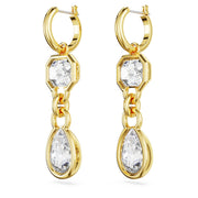 Swarovski Dextera Mixed Cut Drop Hoop Earrings