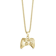 Italgem Junior Yellow Gold Plated Stainless Steel Kid's Gamer Controller 18+2