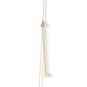 18k Yellow Gold Plated Luxe Name Necklace SN020G