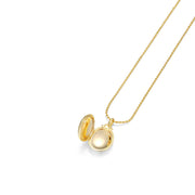 18K Yellow Gold Plated Luna Glow Whisper Locket SN008G