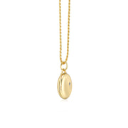 18K Yellow Gold Plated Luna Glow Whisper Locket SN008G