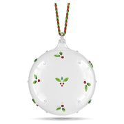 Swarovski Holiday Cheers Mistletoe Glass Ball Ornament