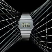 Casio Vintage Unisex Multi Function Grey Metal Watch - A700WEV-7AVT