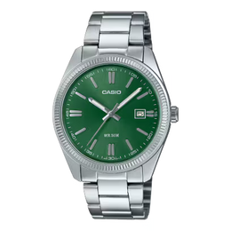 Casio Men's Green Face Analog Quartz Watch - MTP-1302D-3AVVT