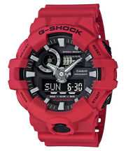 G-Shock Men's Analog-Digital GA700 Series Multi Function Red Watch - GA-700-4ACR