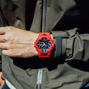 G-Shock Men's Analog-Digital GA700 Series Multi Function Red Watch - GA-700-4ACR