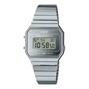 Casio Vintage Unisex Multi Function Grey Metal Watch - A700WEV-7AVT