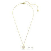 Swarovski Magic Snowflake Stud Earrings & Necklace Jewellery Set