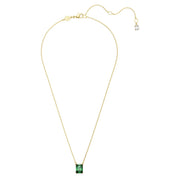 Swarovski Matrix Rectangular Green Necklace