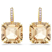 Swarovski Millenia Yellow Gold Tone Drop Earrings