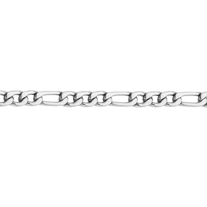 Steelx Stainless Steel 4.5MM Men's Figaro Chain