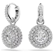 Swarovski Sublima Circular Dancing Stone Drop Earrings