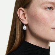 Swarovski Sublima Circular Dancing Stone Drop Earrings
