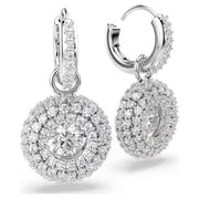 Swarovski Sublima Circular Dancing Stone Drop Earrings