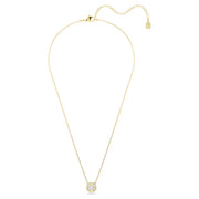 Swarovski Una Angelic Dancing Stone Yellow Gold Tone Pendant Necklace
