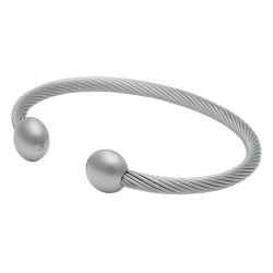 QRay Silver Deluxe Medium Bracelet