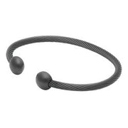 QRay Deluxe Steel Bracelet: Black