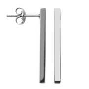 Steelx Stainless Steel Bar Earrings