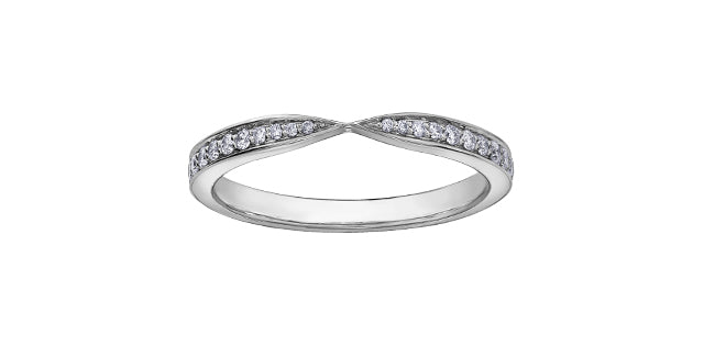 .20CT Reverse Tapered Wedding Band