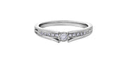 .10CT Diamond Ring: White Gold